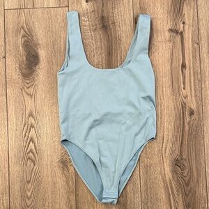 a new day Women's Light Blue Bodysuit